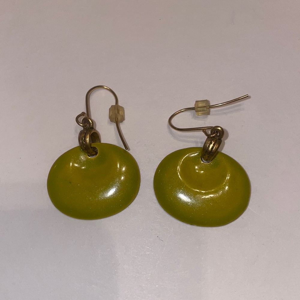 Chicos drop disc earrings